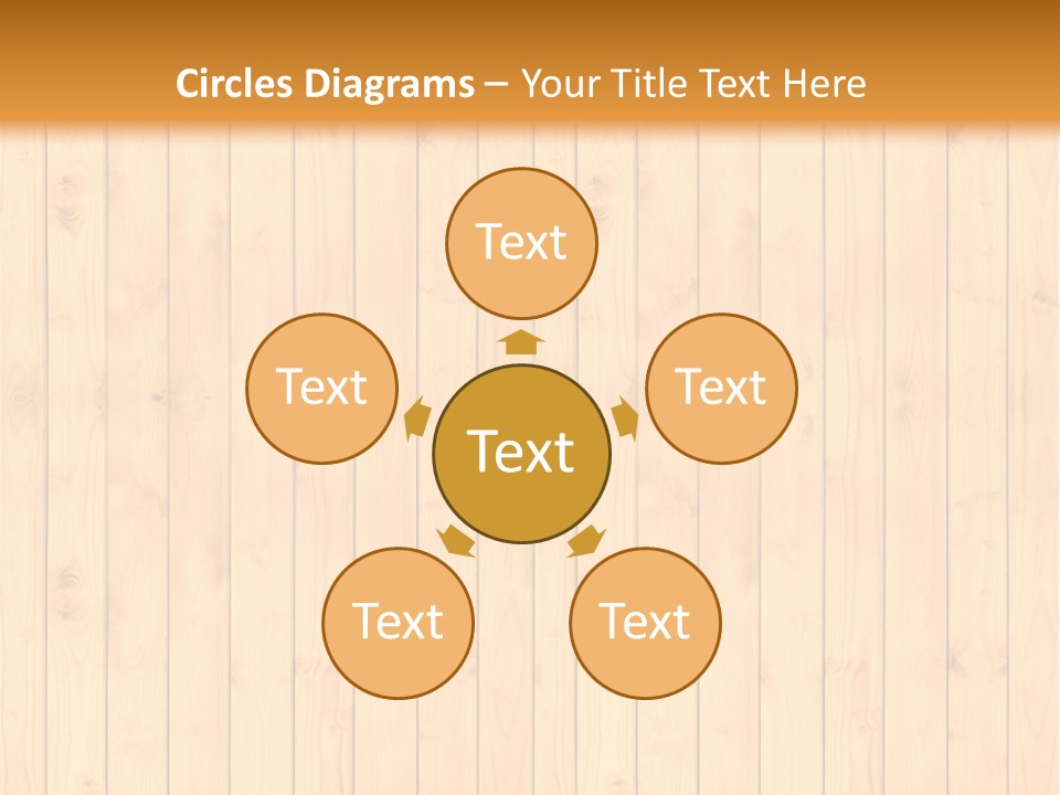 Floor Gold Row PowerPoint Template