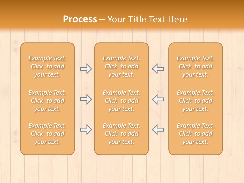 Floor Gold Row PowerPoint Template