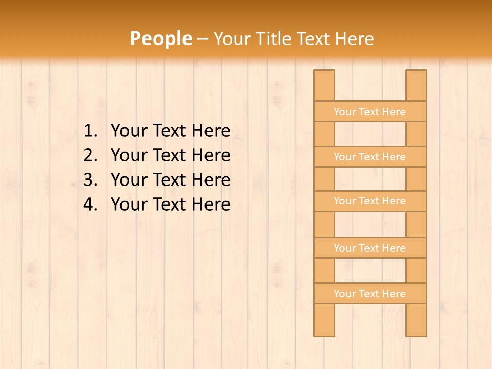 Floor Gold Row PowerPoint Template