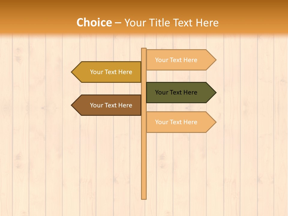 Floor Gold Row PowerPoint Template