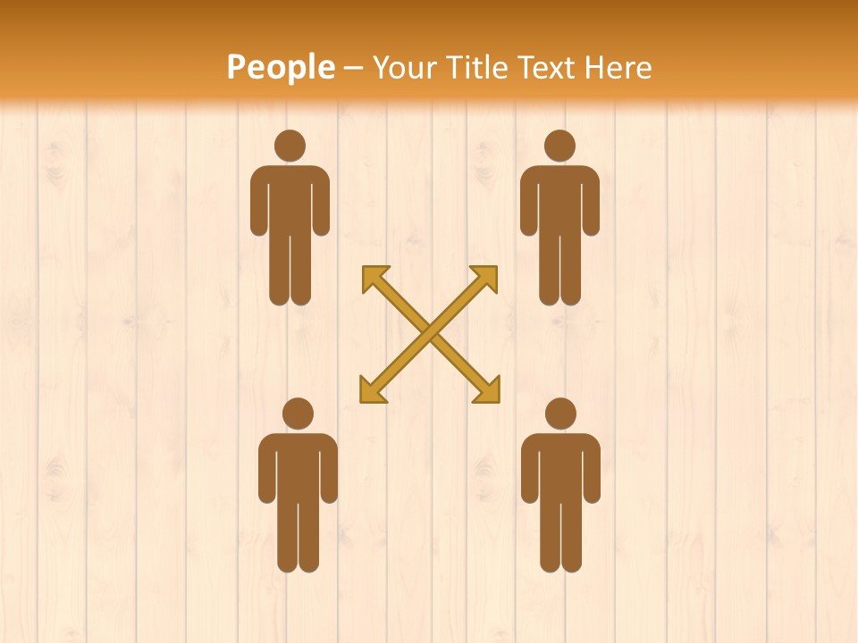 Floor Gold Row PowerPoint Template