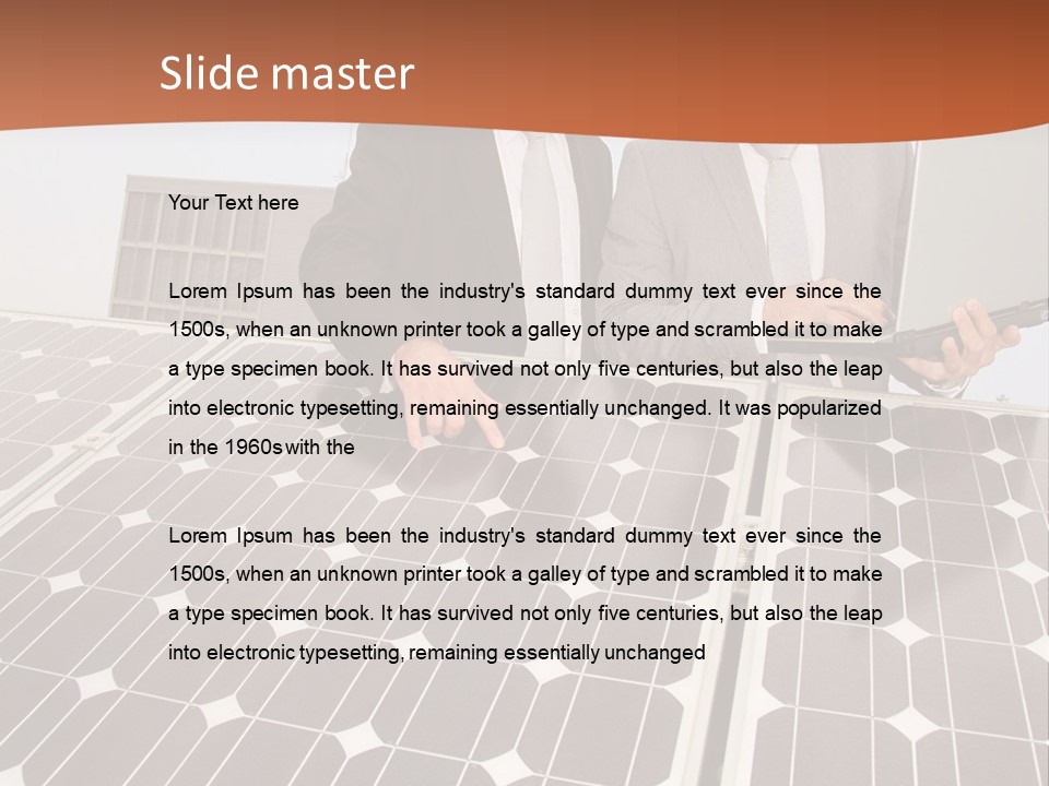 Business Engineering Sensor PowerPoint Template