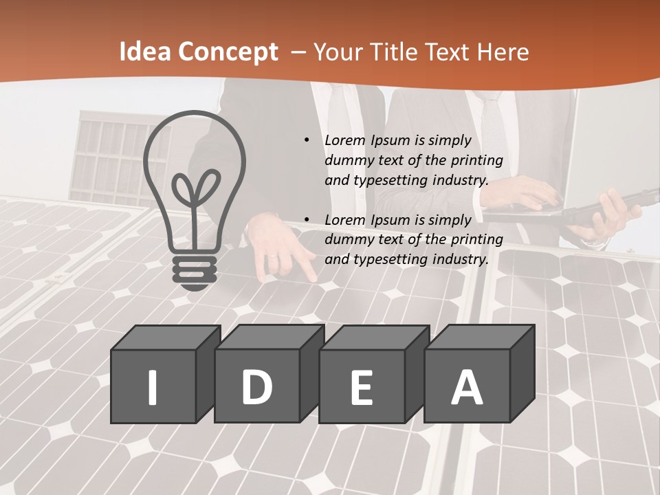 Business Engineering Sensor PowerPoint Template