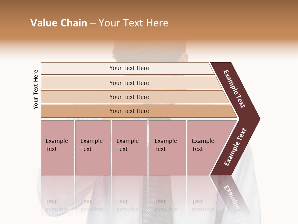 A Man Is Holding His Head In His Hands PowerPoint Template