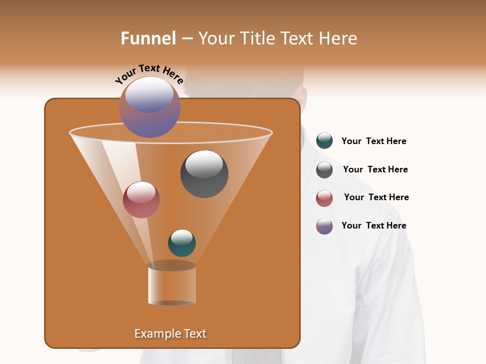 A Man Is Holding His Head In His Hands PowerPoint Template