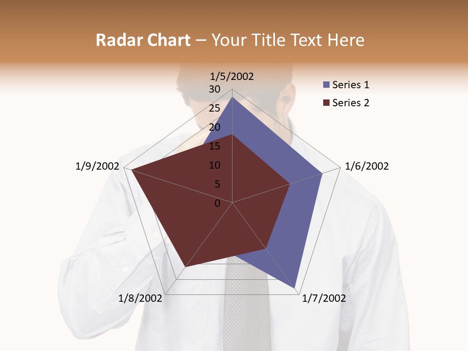 A Man Is Holding His Head In His Hands PowerPoint Template