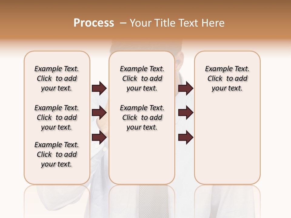 A Man Is Holding His Head In His Hands PowerPoint Template