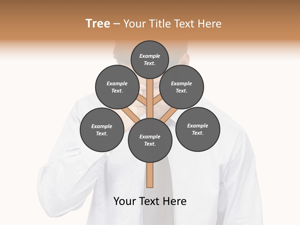 A Man Is Holding His Head In His Hands PowerPoint Template