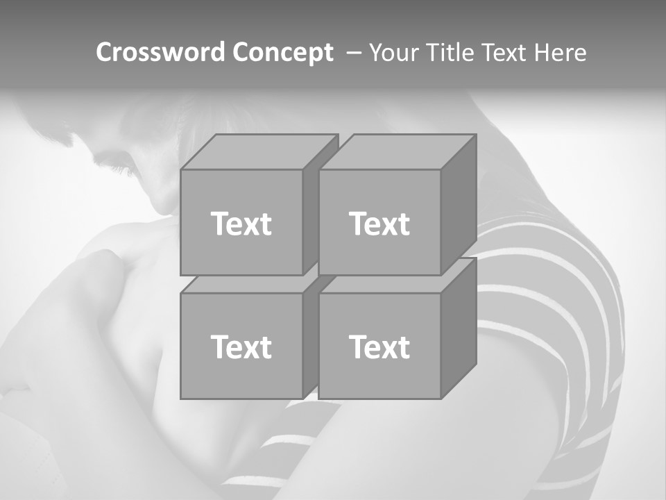 A Woman Holding A Baby In Her Arms PowerPoint Template