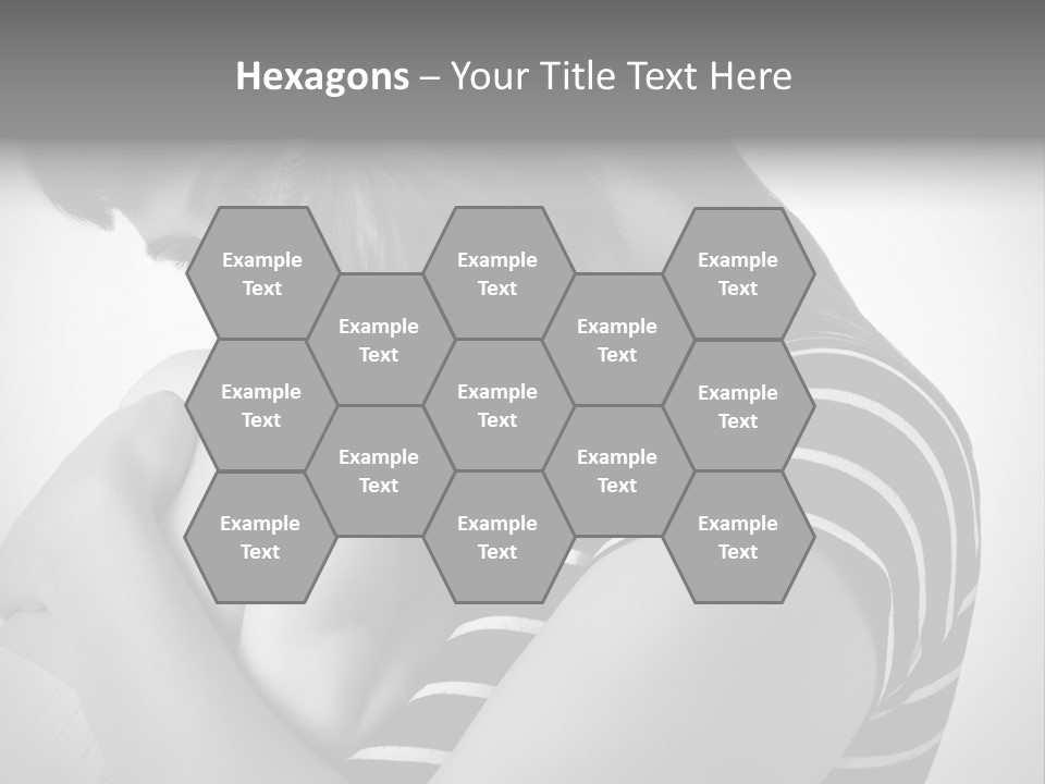 A Woman Holding A Baby In Her Arms PowerPoint Template