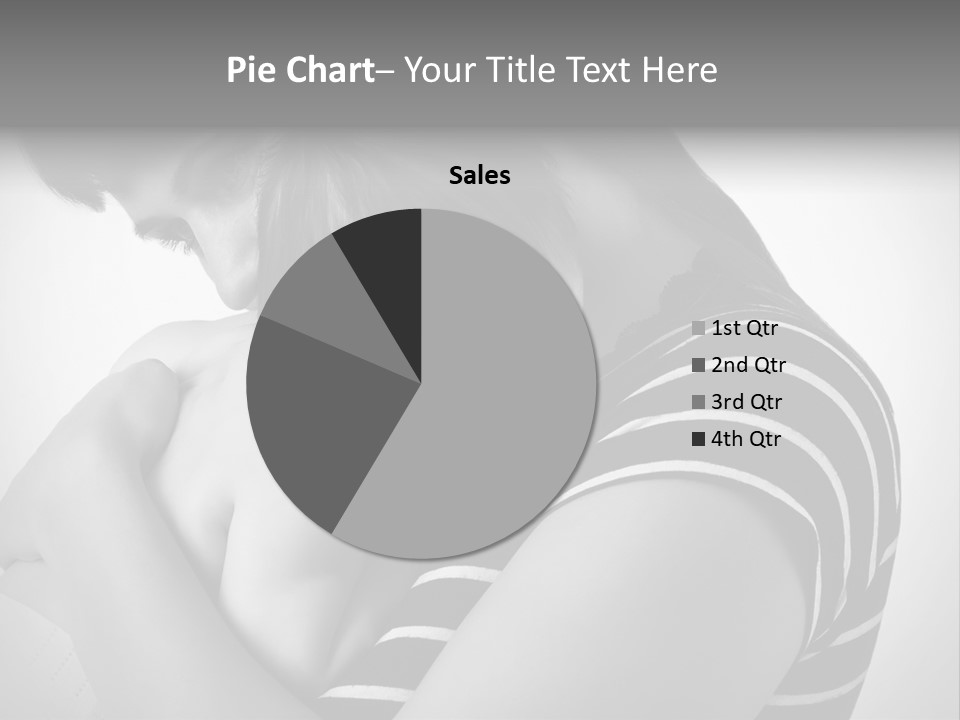 A Woman Holding A Baby In Her Arms PowerPoint Template