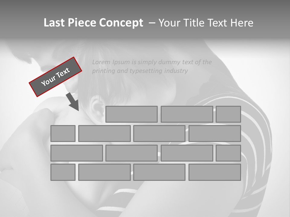 A Woman Holding A Baby In Her Arms PowerPoint Template