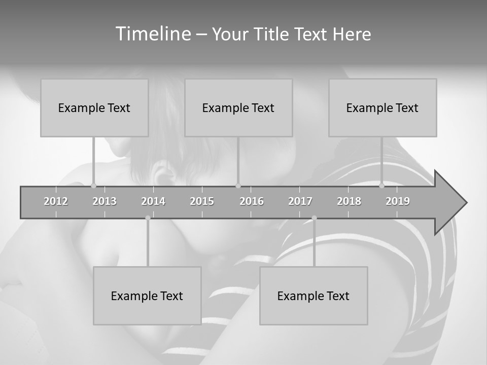 A Woman Holding A Baby In Her Arms PowerPoint Template