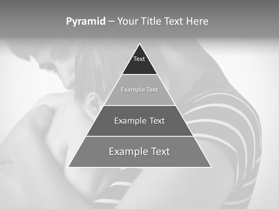 A Woman Holding A Baby In Her Arms PowerPoint Template