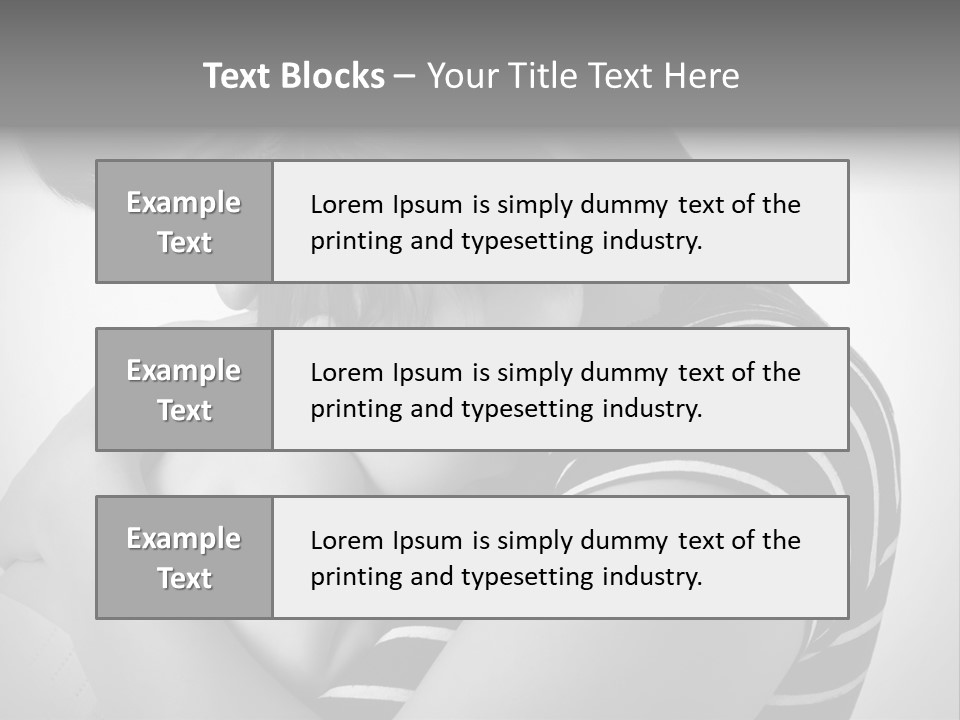 A Woman Holding A Baby In Her Arms PowerPoint Template