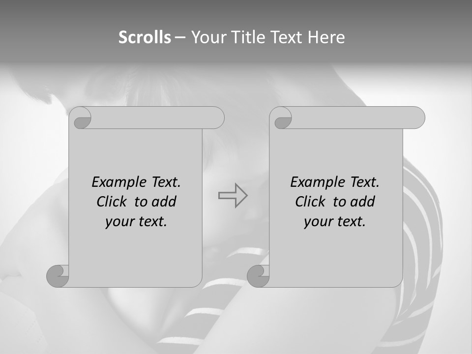 A Woman Holding A Baby In Her Arms PowerPoint Template
