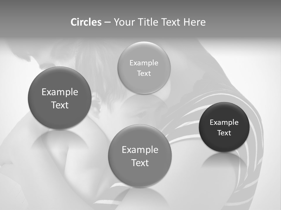 A Woman Holding A Baby In Her Arms PowerPoint Template