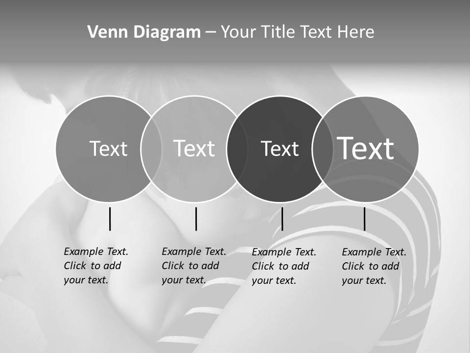 A Woman Holding A Baby In Her Arms PowerPoint Template