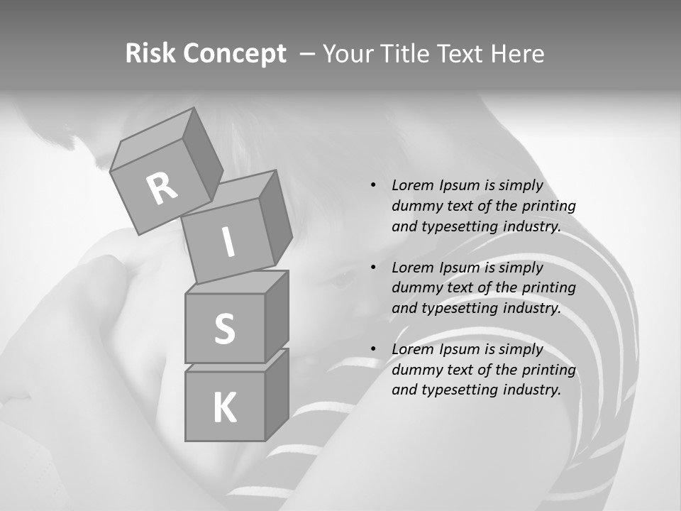 A Woman Holding A Baby In Her Arms PowerPoint Template