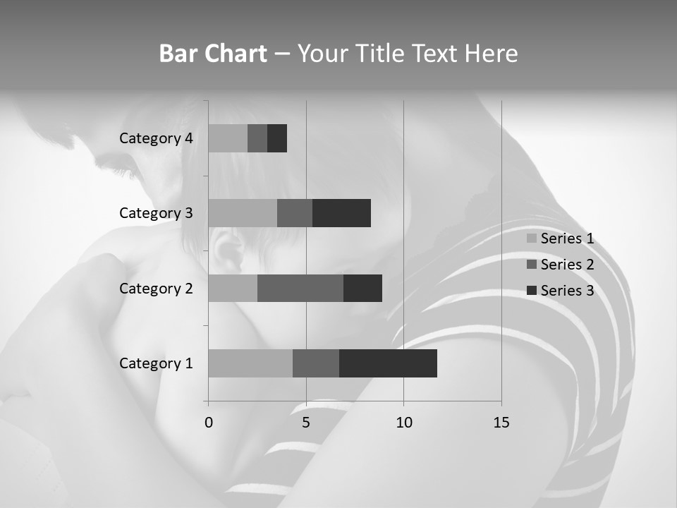 A Woman Holding A Baby In Her Arms PowerPoint Template