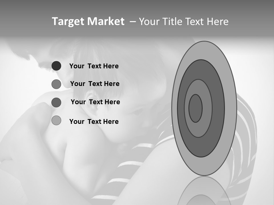 A Woman Holding A Baby In Her Arms PowerPoint Template