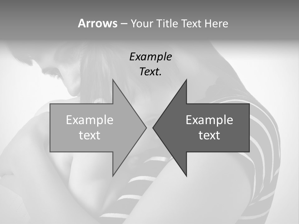 A Woman Holding A Baby In Her Arms PowerPoint Template