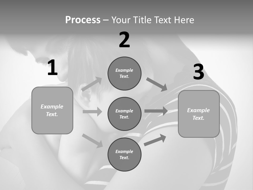 A Woman Holding A Baby In Her Arms PowerPoint Template