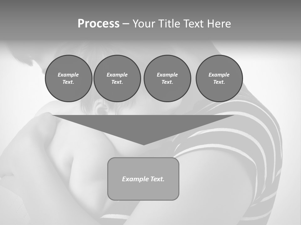 A Woman Holding A Baby In Her Arms PowerPoint Template