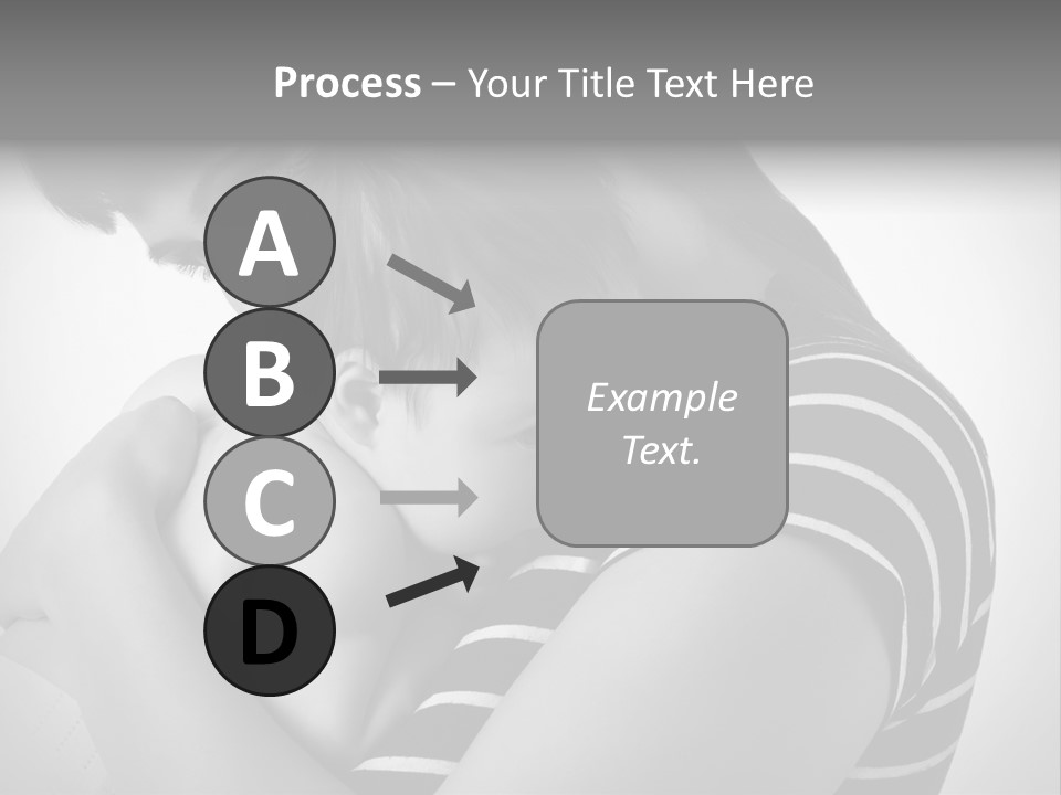 A Woman Holding A Baby In Her Arms PowerPoint Template