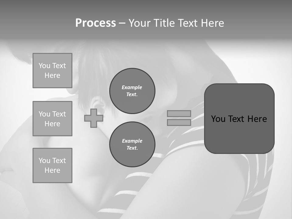 A Woman Holding A Baby In Her Arms PowerPoint Template