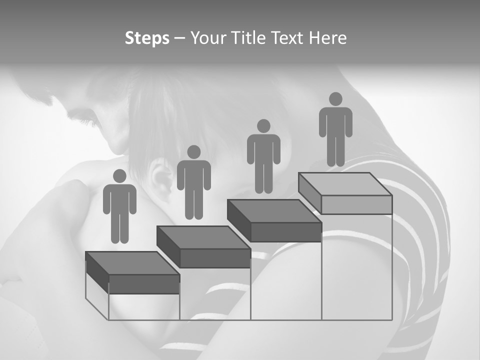 A Woman Holding A Baby In Her Arms PowerPoint Template