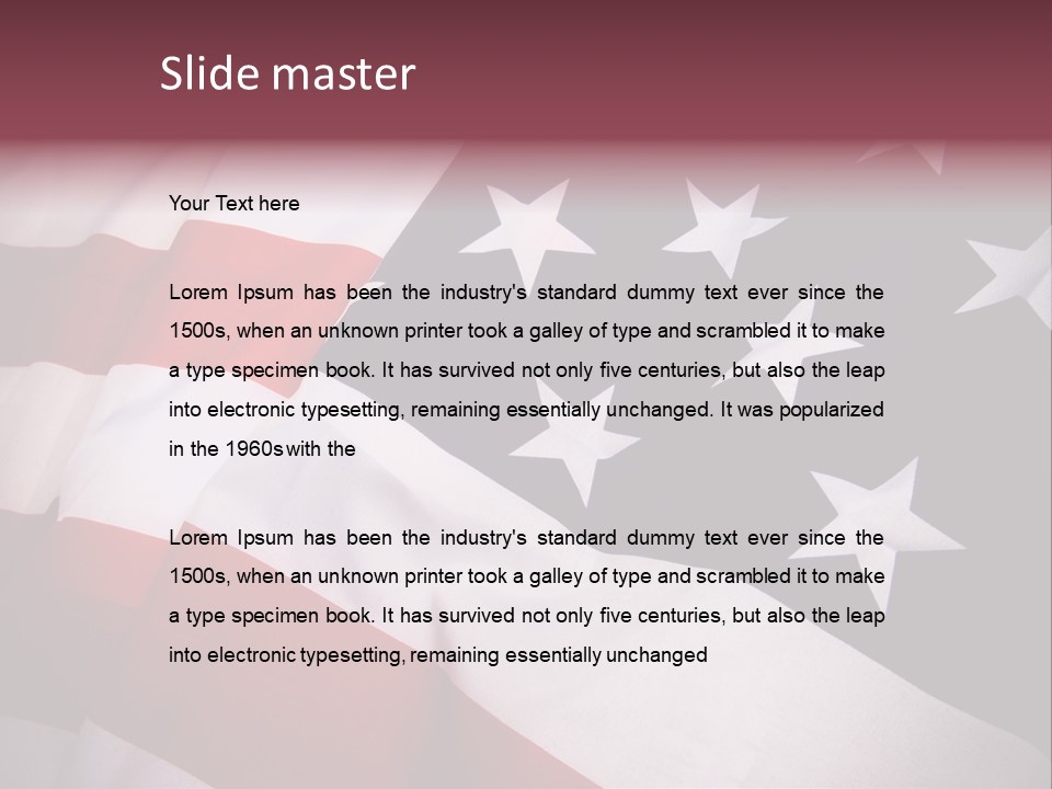 Banner United Abstract PowerPoint Template