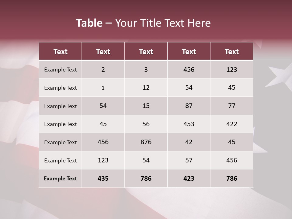 Banner United Abstract PowerPoint Template