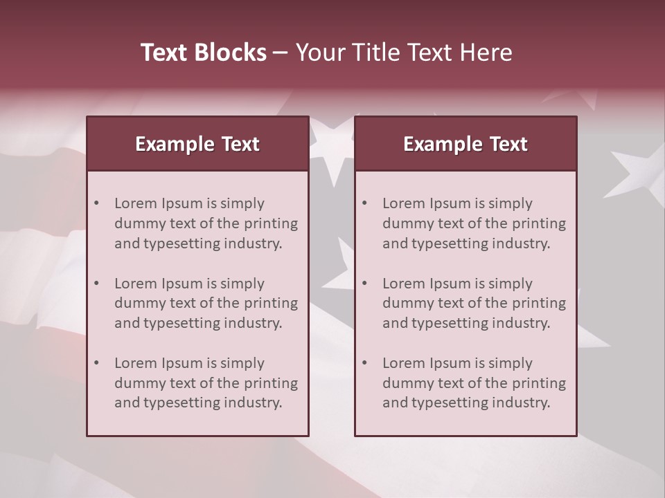 Banner United Abstract PowerPoint Template