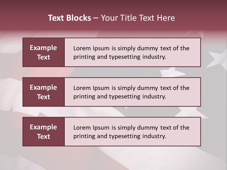 Banner United Abstract PowerPoint Template