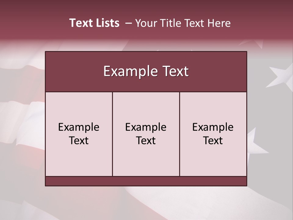 Banner United Abstract PowerPoint Template