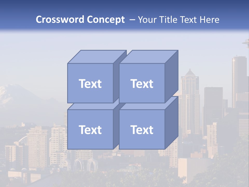 Needle Sunset Mountain PowerPoint Template