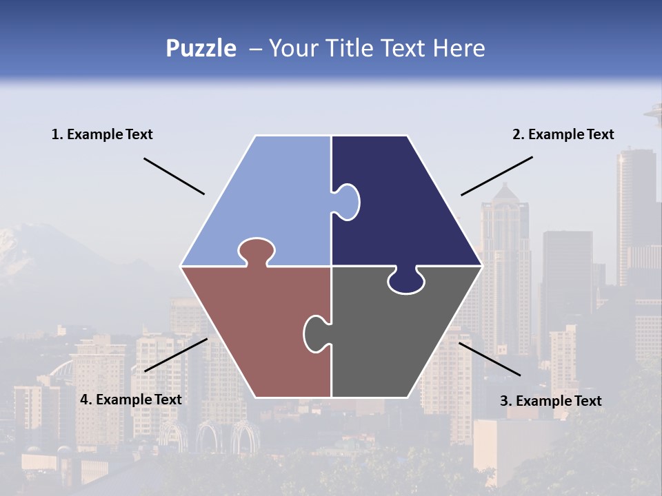 Needle Sunset Mountain PowerPoint Template