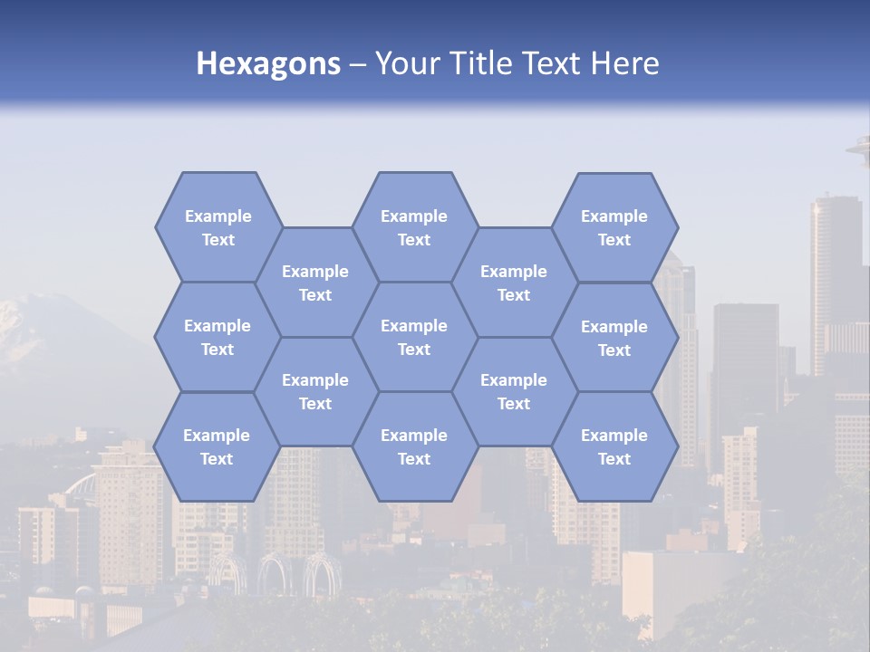 Needle Sunset Mountain PowerPoint Template