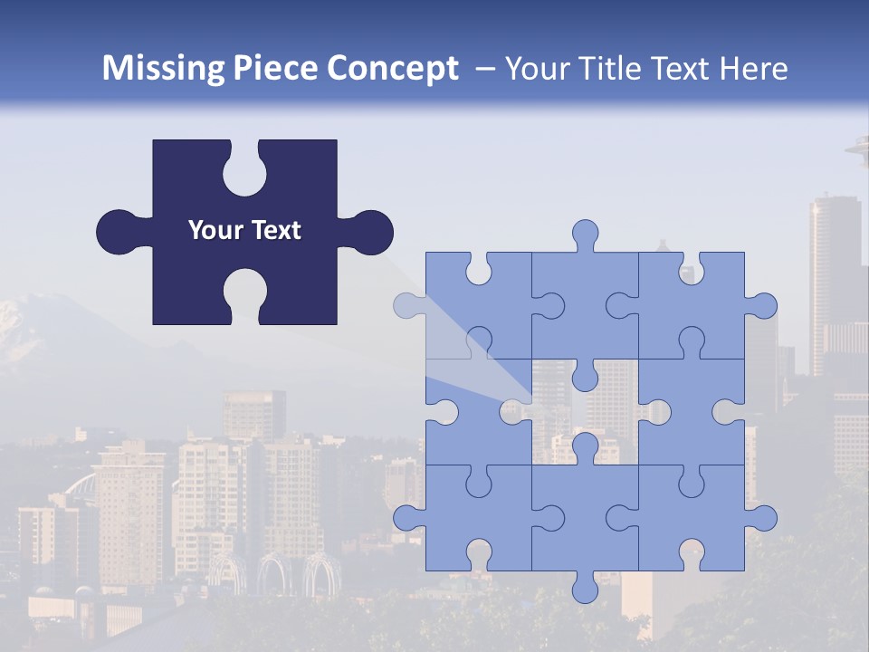 Needle Sunset Mountain PowerPoint Template