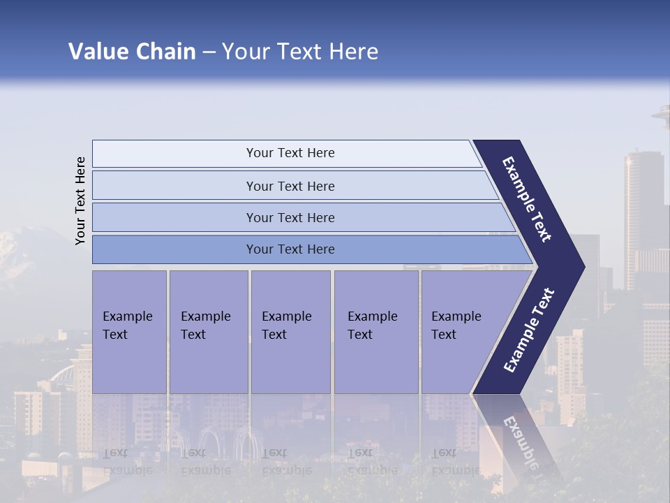 Needle Sunset Mountain PowerPoint Template
