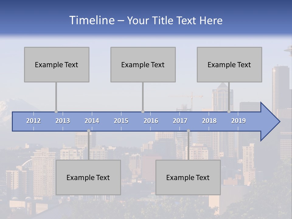 Needle Sunset Mountain PowerPoint Template