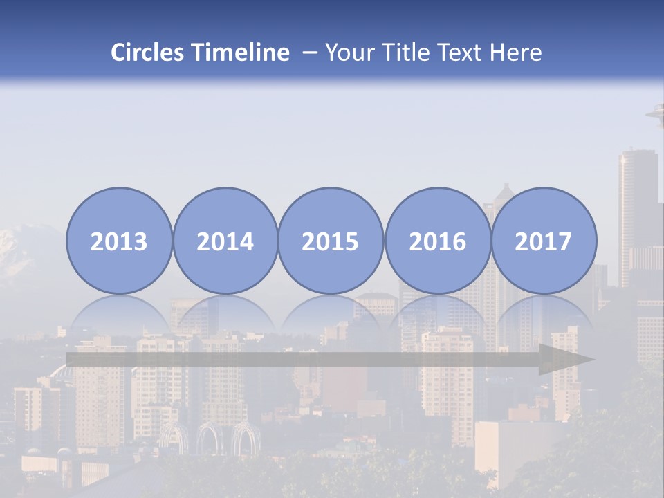 Needle Sunset Mountain PowerPoint Template