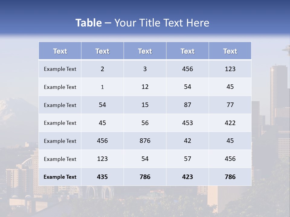Needle Sunset Mountain PowerPoint Template