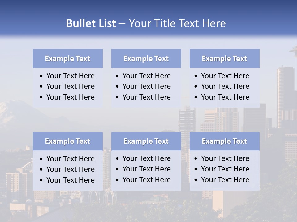 Needle Sunset Mountain PowerPoint Template
