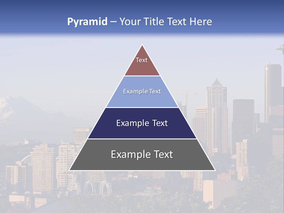 Needle Sunset Mountain PowerPoint Template