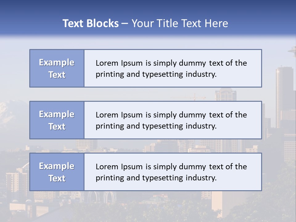 Needle Sunset Mountain PowerPoint Template