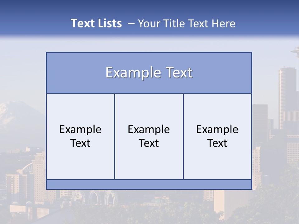 Needle Sunset Mountain PowerPoint Template