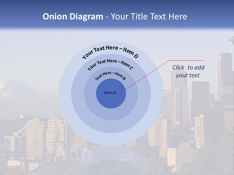 Needle Sunset Mountain PowerPoint Template