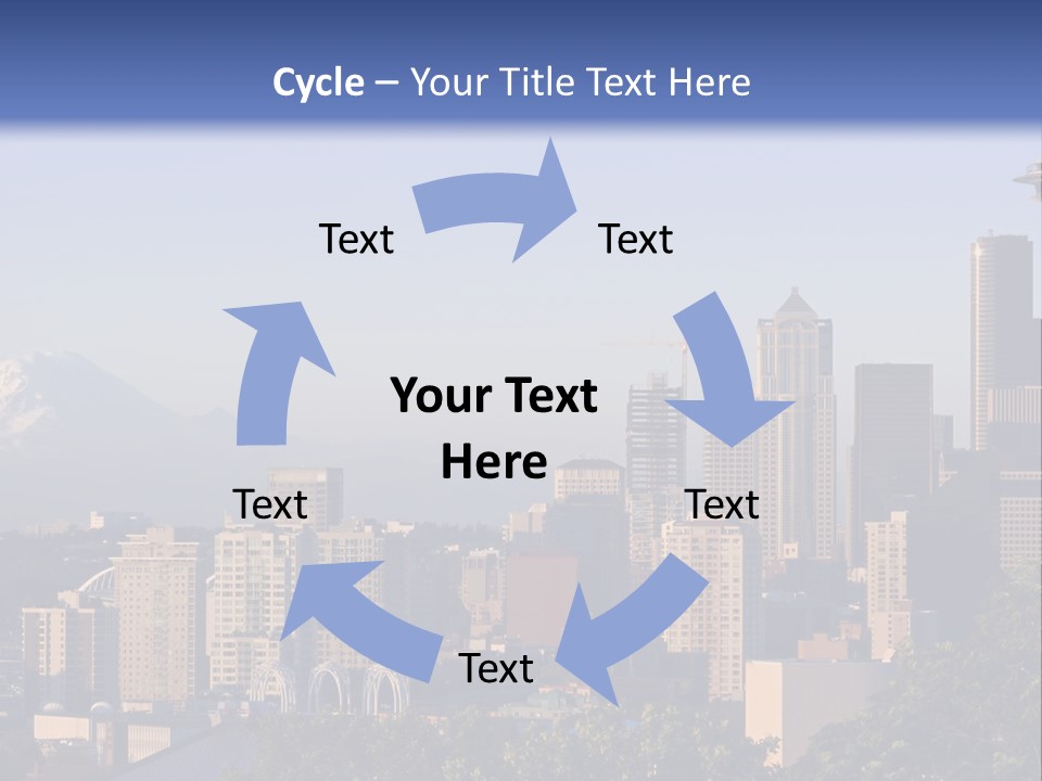 Needle Sunset Mountain PowerPoint Template